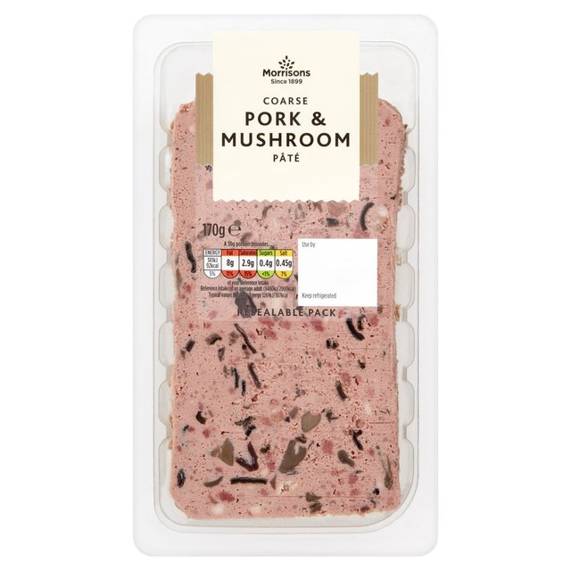 Morrisons Coarse Pork & Mushroom Pate 170g