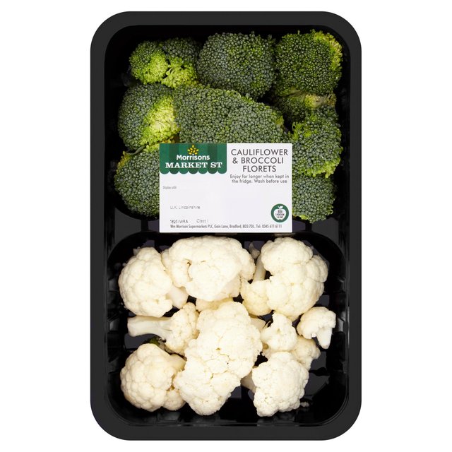 Morrisons Broccoli & Cauliflower Florets 400g HelloSupermarket