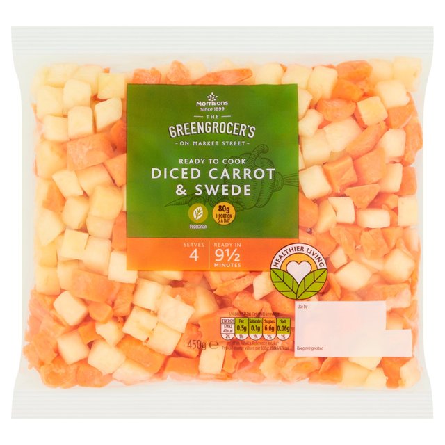 Morrisons Diced Swede & Carrot  450g