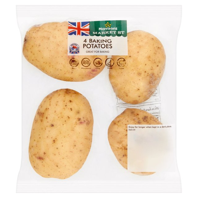 Morrisons Baking Potatoes  4 per pack