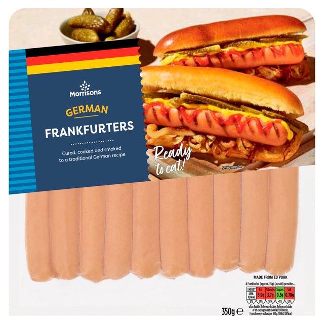 Morrisons German Frankfurters 350g