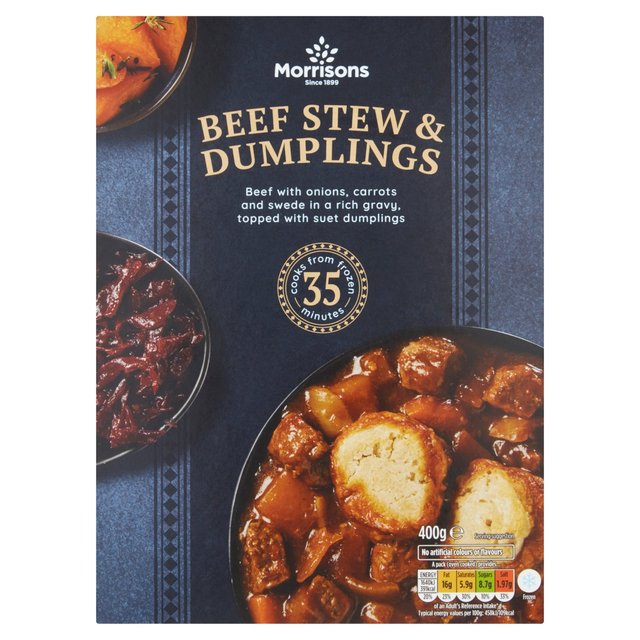 Morrisons Beef Stew & Dumplings 400g