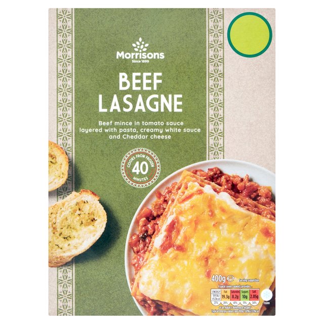 Morrisons Beef Lasagne  400g