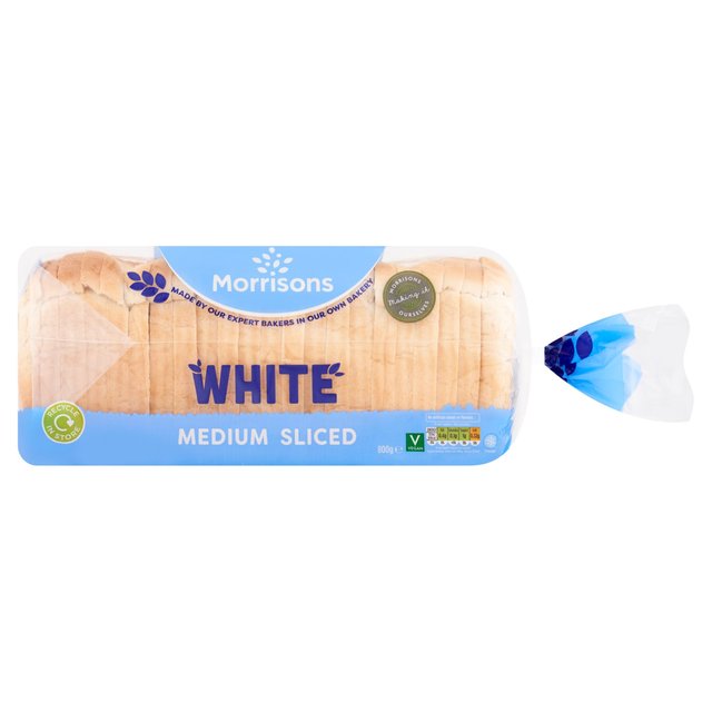 Morrisons Medium White Bread 800g