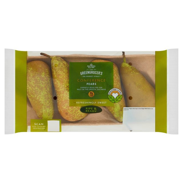 Morrisons Ripe & Ready Conference Pears 4 per pack