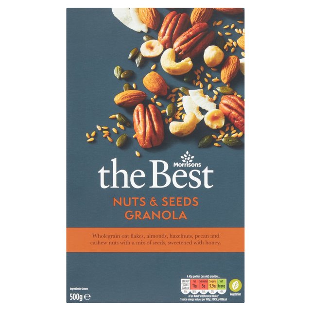 Morrisons The Best Nut & Seed Granola Cereal 500g