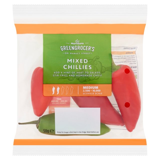 Morrisons Mixed Chillies  50g