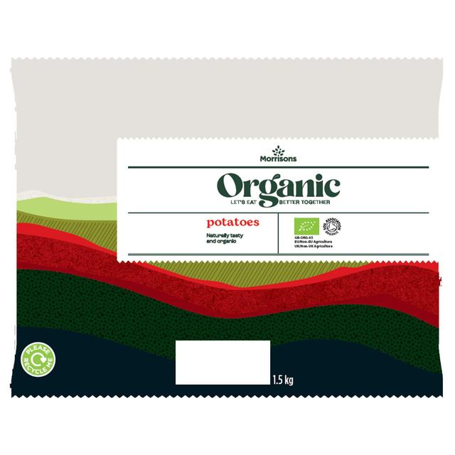 Morrisons Organic Potatoes  1.5kg