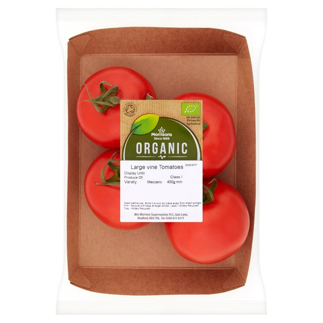 Morrisons Market Street Organic Large Vine Ripened Tomatoes 400g