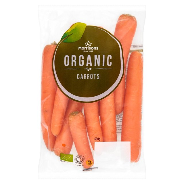 Morrisons Organic Carrots 600g