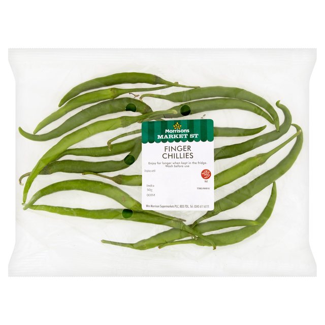 Morrisons Finger Chillies 50g