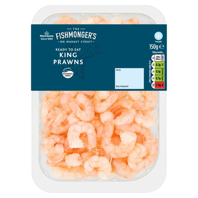 Morrisons Cooked & Peeled King Prawns  150g