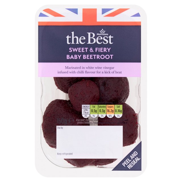 Morrisons The Best Sweet Fiery Baby Beetroot  150g