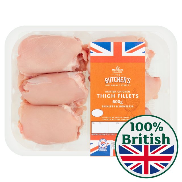 Morrisons Chicken Thigh Fillets Boneless  600g