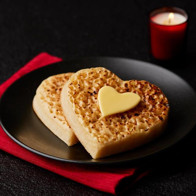 Morrisons Heart Crumpets  4 per pack