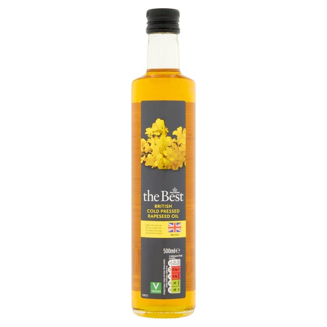 Morrisons The Best Cold Pressed Rapeseed Oil 500ml