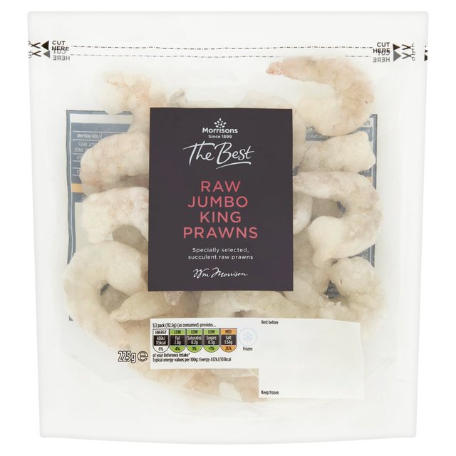 Morrisons The Best Raw Peeled King Prawns 225g