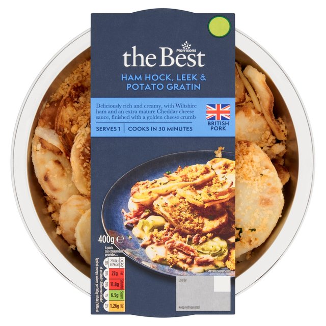 Morrisons The Best Ham Hock, Leek & Potato Gratin  400g