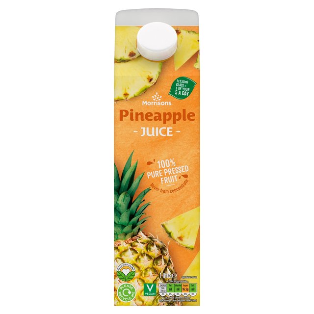 Morrisons 100% Pineapple Juice   1L