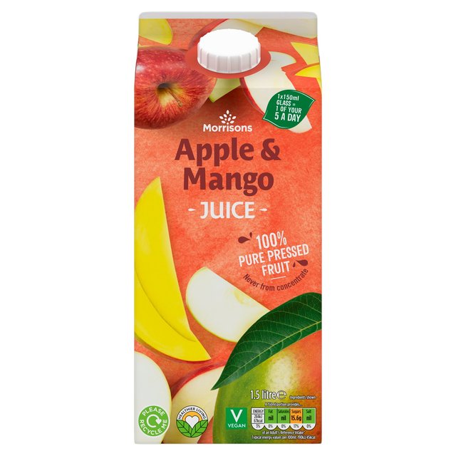 Morrisons 100% Fruit Apple & Mango Juice  1.5L