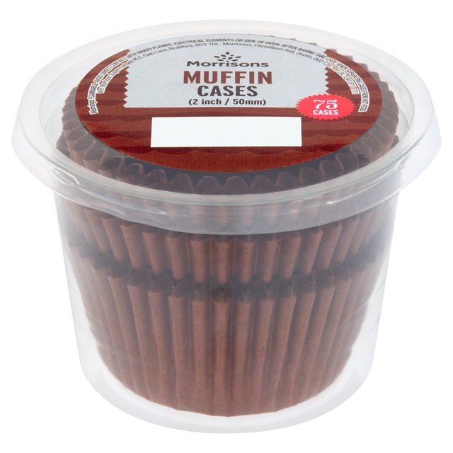 Morrisons Muffin Cake Cases 75 per pack