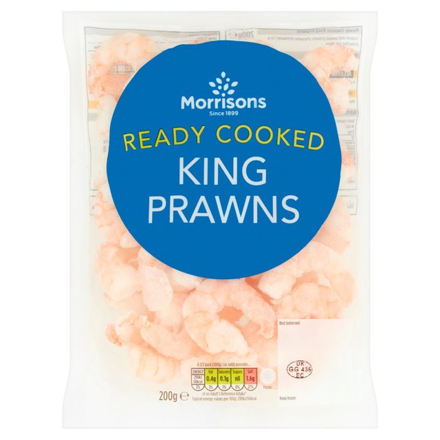 Morrisons Ready Cooked King Prawns 200g