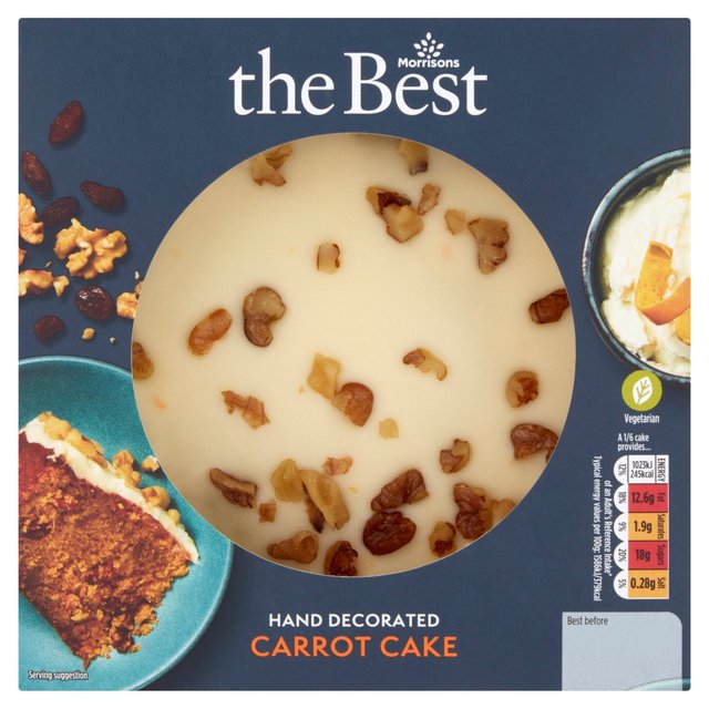 Morrisons The Best Hand Decorated Carrot Cake Serves 6 