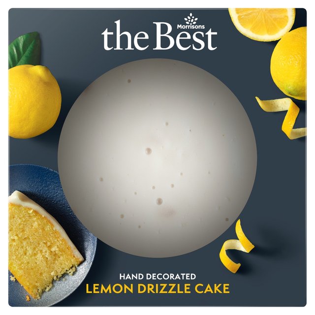 Morrisons The Best Hand Decorated Lemon Cake Serves 6 