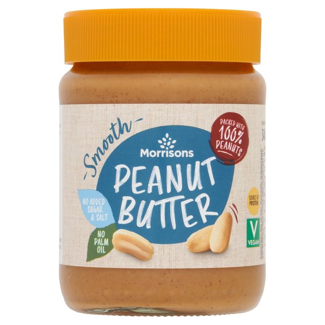 Morrisons 100% Smooth Peanut Butter 340g