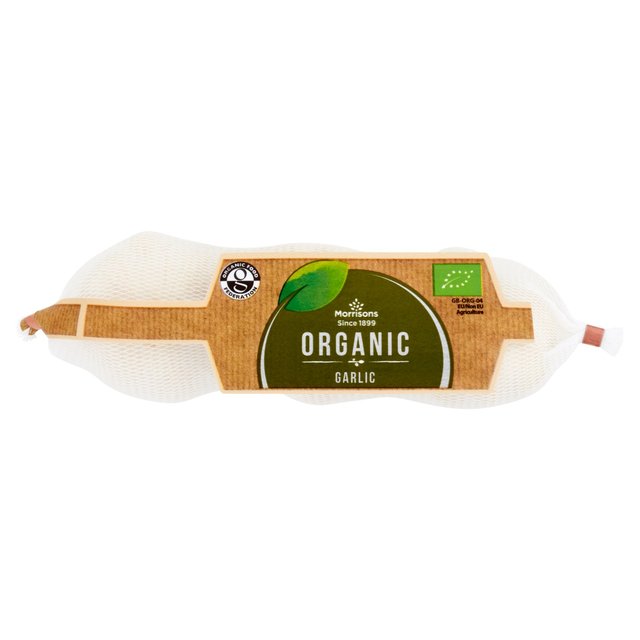 Morrisons Organic Garlic 3 per pack