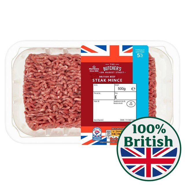 Morrisons British Beef Lean Mince 5% Fat 500g