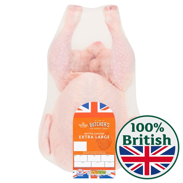 Morrisons Extra Large British Whole Chicken  2.15kg