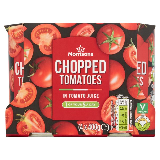 Morrisons Chopped Tomatoes (4x400g) 4 x 400g