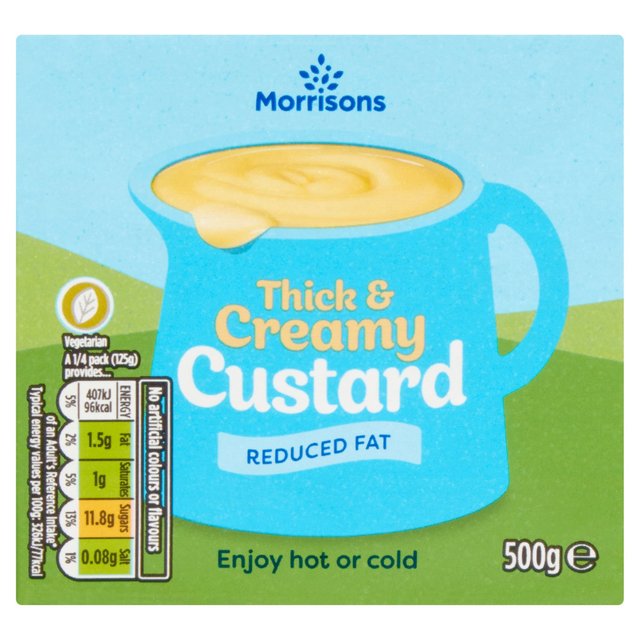 Morrisons Eat Smart Ready to Serve UHT Custard 500g