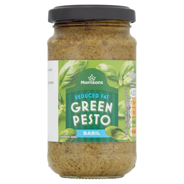 Morrisons Reduced Fat Basil Pesto 190g