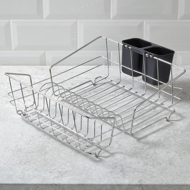 Morrisons Stainless Steel Dish Drainer 