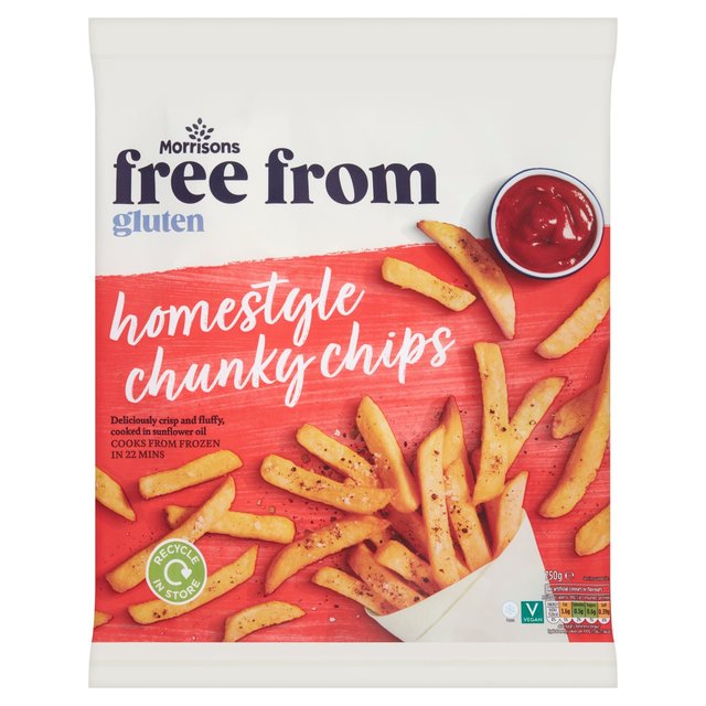 Morrisons Free From Homestyle Chips  750g