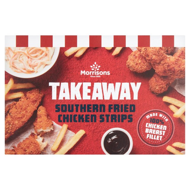 Morrisons Southern Fried Coated Chicken Strips 350g