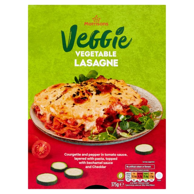 Morrisons Vegetable Lasagne 375g