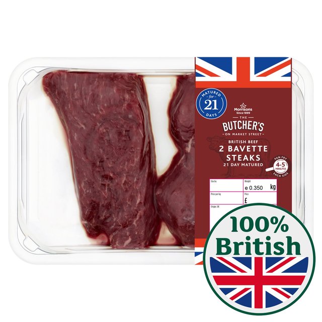 Morrisons British Bavette Steak  350g