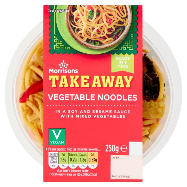 Morrisons Takeaway Vegetable Noodles 250g