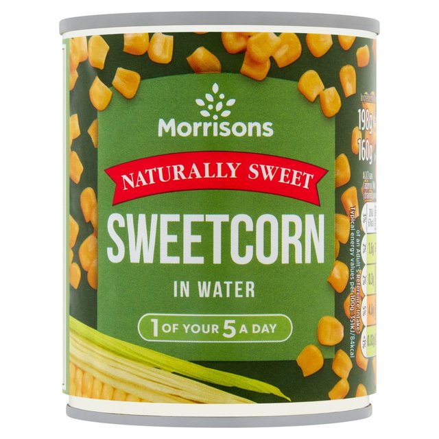 Morrisons Sweet Corn In Water (198g) 160g