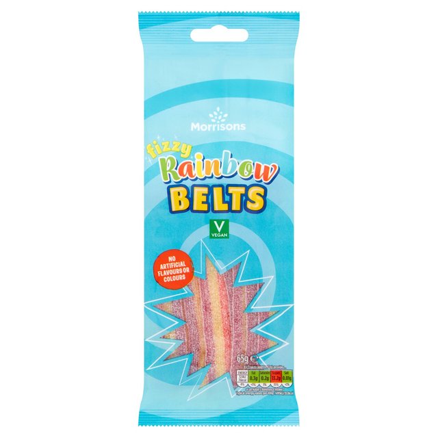 Morrisons Rainbow Belts 65g