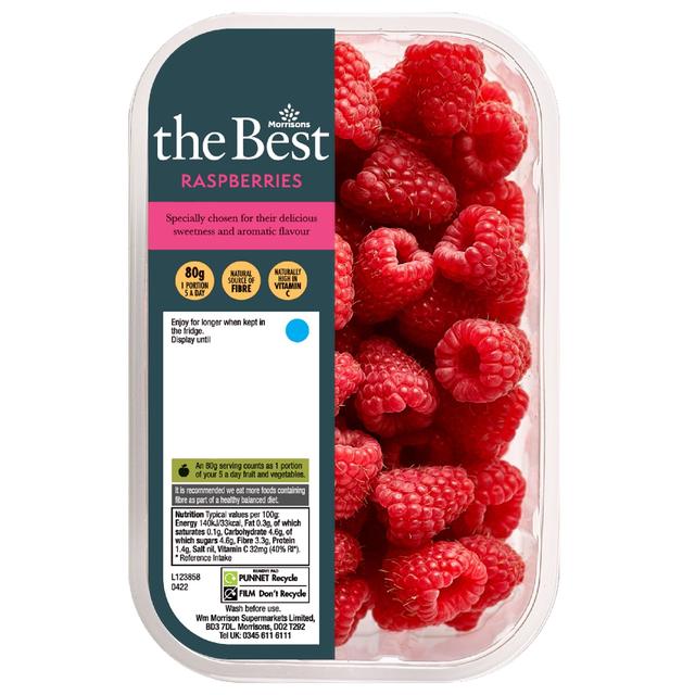 Morrisons The Best Raspberries  150g