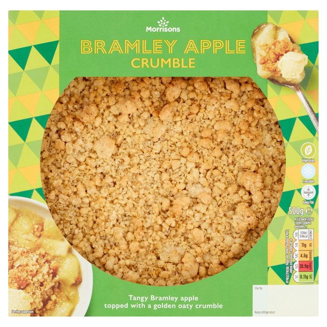 Morrisons Bramley Apple Crumble 500g