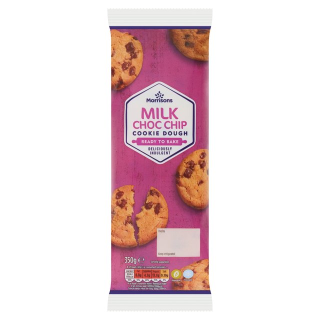 Morrisons Milk Choc Chip Cookie Dough 350g