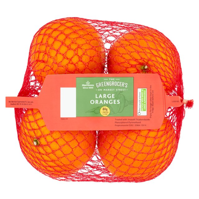 Morrisons Large Oranges 4 per pack