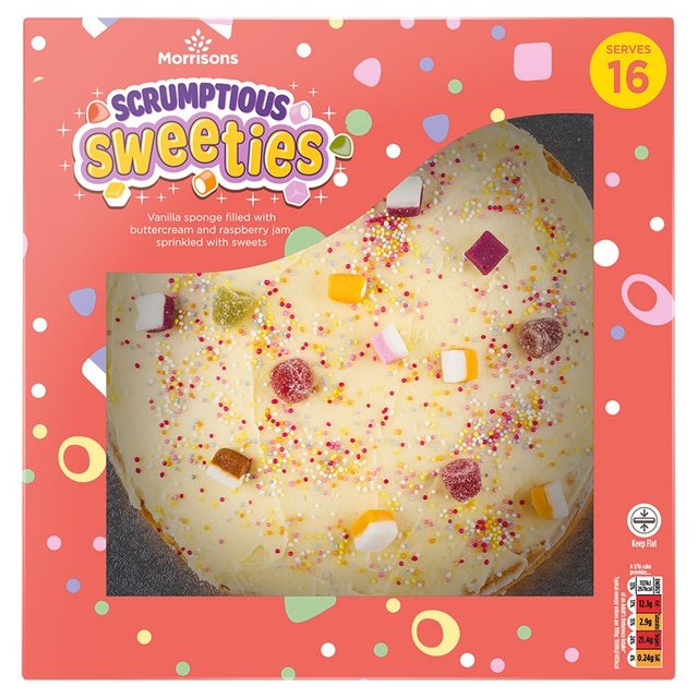 Morrisons Scrumptious Sweeties Celebration Cake Serves 16 