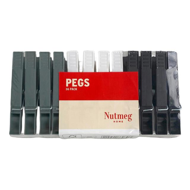 Nutmeg Home Essentials Pegs 36 per pack