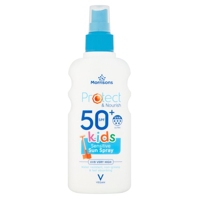 Morrisons Kids Sensitive Sun Spray Spf50+ 200ml